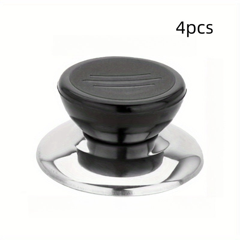 Stainless Steel Lid Knob Handles 2, 4, 5 yoki 10 ta to'plamlarda. Quvvat talab qilmaydigan, mustahkam metall oshxona asboblari uchun almashtirishlar, RVlar uchun.