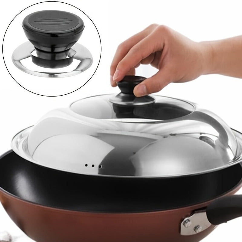 Stainless Steel Lid Knob Handles 2, 4, 5 yoki 10 ta to'plamlarda. Quvvat talab qilmaydigan, mustahkam metall oshxona asboblari uchun almashtirishlar, RVlar uchun.