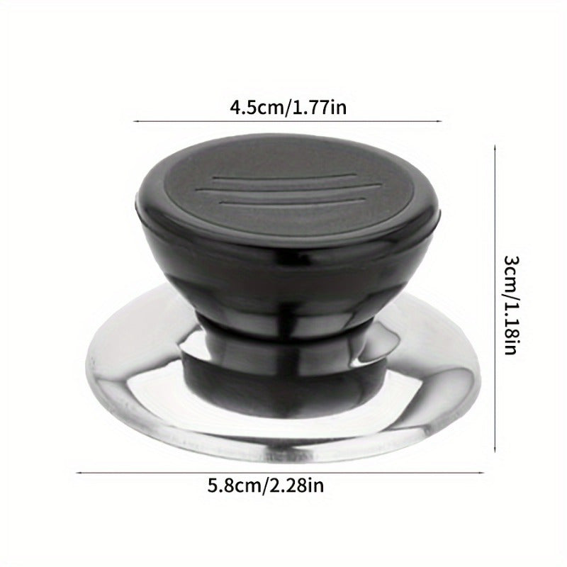 Stainless Steel Lid Knob Handles 2, 4, 5 yoki 10 ta to'plamlarda. Quvvat talab qilmaydigan, mustahkam metall oshxona asboblari uchun almashtirishlar, RVlar uchun.