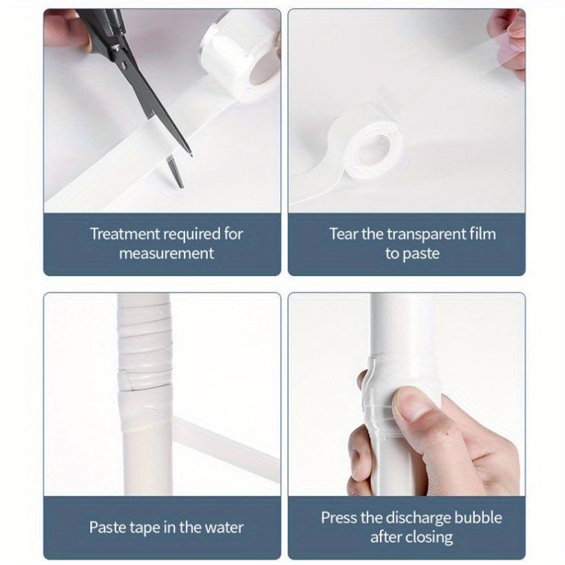 Silicone Tape 1m High-Temperature Waterproof Self-Adhesive Pipe Repair for Water and Electrical Connections