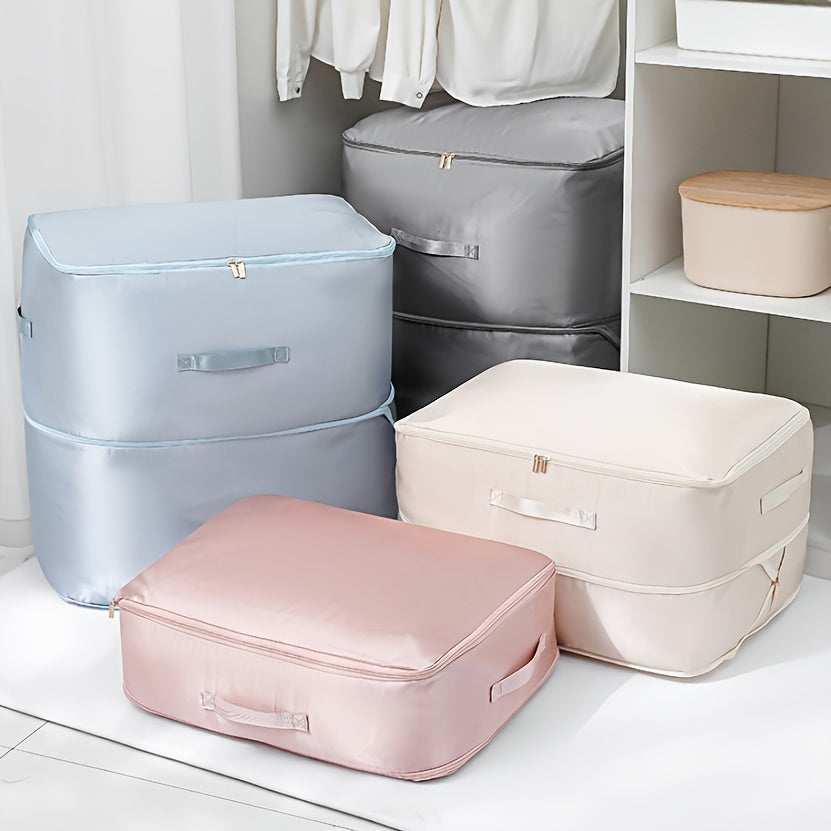 Bolsa de almacenamiento de compresión de gran capacidad para ropa y quilts, organizador debajo de la cama