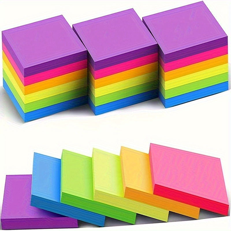 Colorful 100-Piece Sticky Notes for Students and Office Use