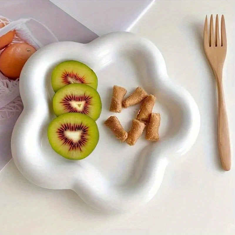 Bandeja de resina floral para joyería, accesorios de arte de uñas, decoración del hogar