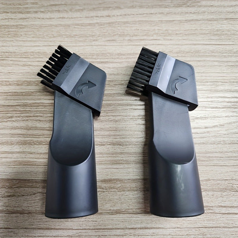 Bir vakuum tozalagich uchun tekis so'rish cho'tkasi va nozli tozalash uchun aksessuarlar to'plami, klaviatura, deraza va eshik yo'llarini tozalash uchun mo'ljallangan, uy va avtomobil foydalanish uchun kuchli so'rish bilan.