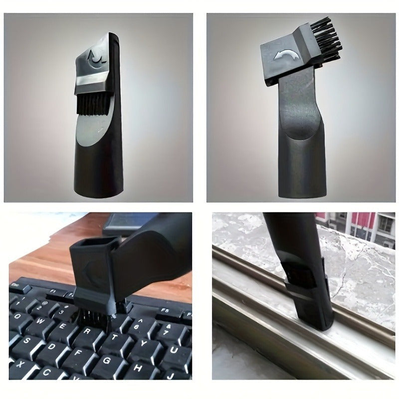 Bir vakuum tozalagich uchun tekis so'rish cho'tkasi va nozli tozalash uchun aksessuarlar to'plami, klaviatura, deraza va eshik yo'llarini tozalash uchun mo'ljallangan, uy va avtomobil foydalanish uchun kuchli so'rish bilan.