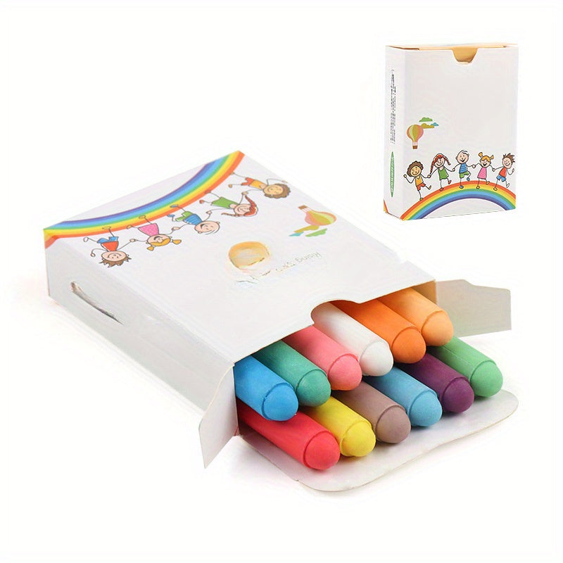 Erasable Water-Soluble Chalks for Teachers and Artists Dust-Free Vibrant Non-Toxic