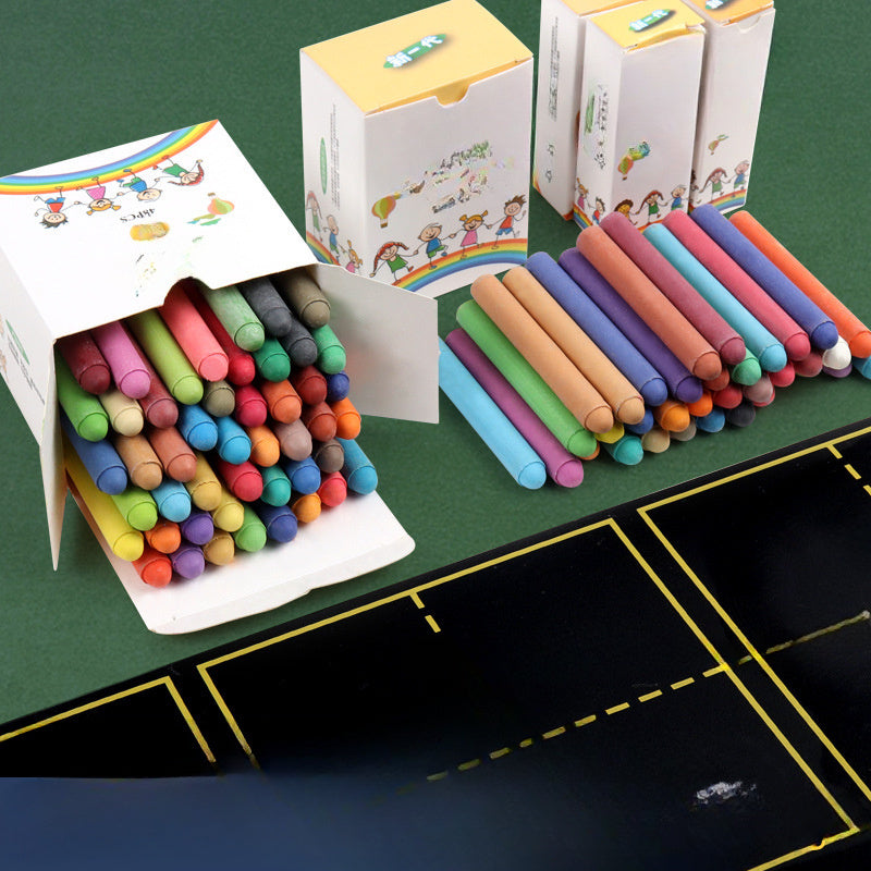 Erasable Water-Soluble Chalks for Teachers and Artists Dust-Free Vibrant Non-Toxic