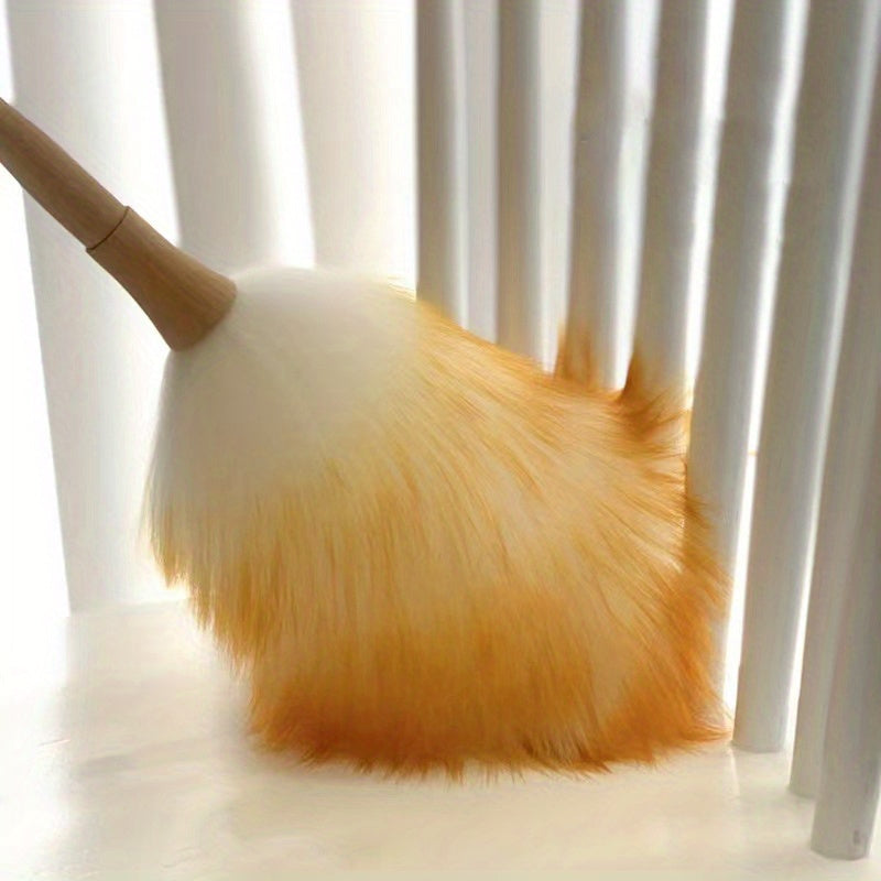 Premium Fleece Dust Brush, 2ta/1ta, Yumshoq, Egiluvchan, Uzaytiriladigan, Uy va Ofisda Tor Joylarni Tozalash Uchun Ideal