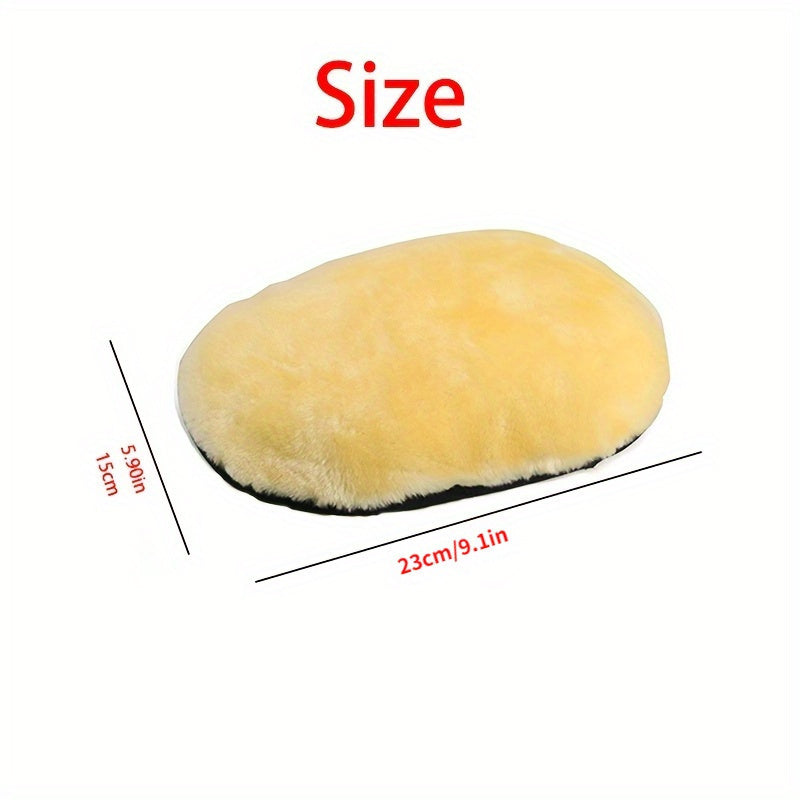 Универсальные мягкие шерстяные перчатки-щётка для автомобиля 15x23см для лёгкой внутренней и внешней очистки