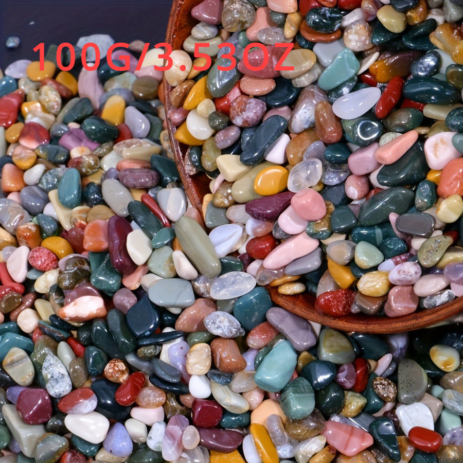 Natural Crystal Aquarium Gravel Mini Pebbles for Fish Tanks Water Gardens 100g 150g 300g