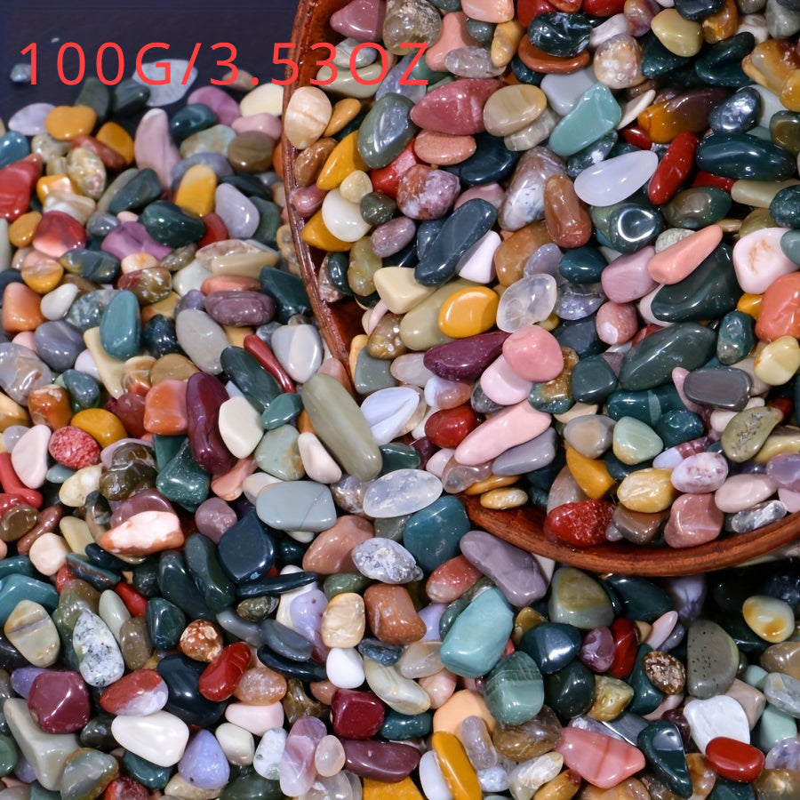 Natural Crystal Aquarium Gravel Mini Pebbles for Fish Tanks Water Gardens 100g 150g 300g