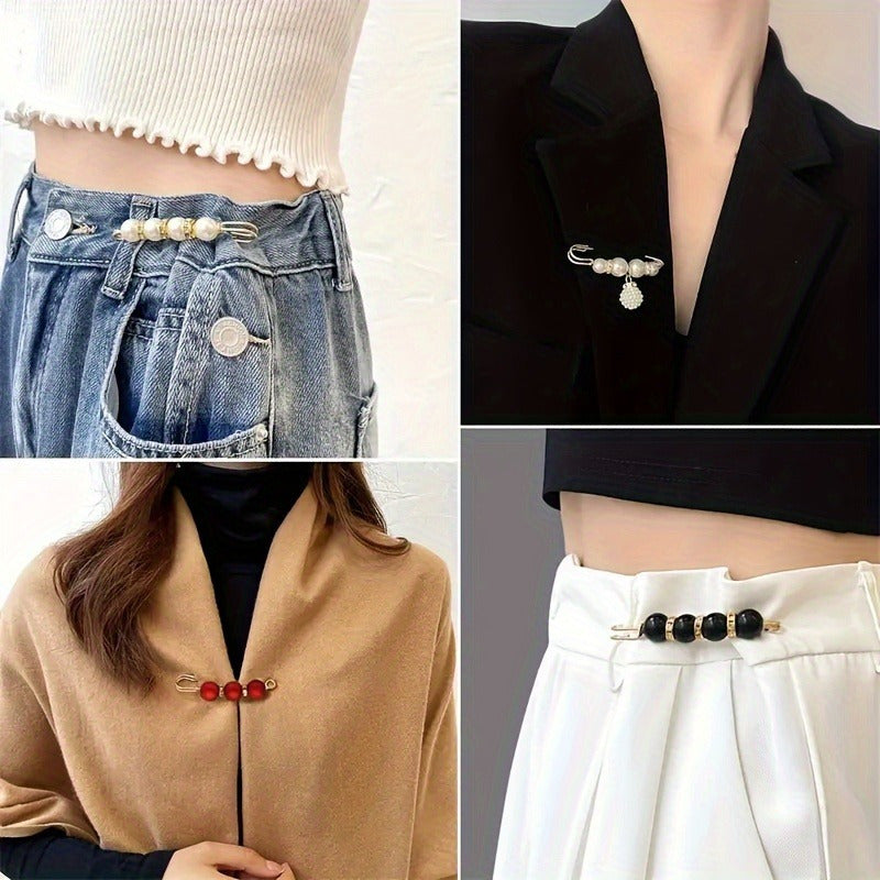 12/20 dona alloy kiyim kliplar to'plami, belbog' va moda aksessuarlar uchun noyob shakllar bilan