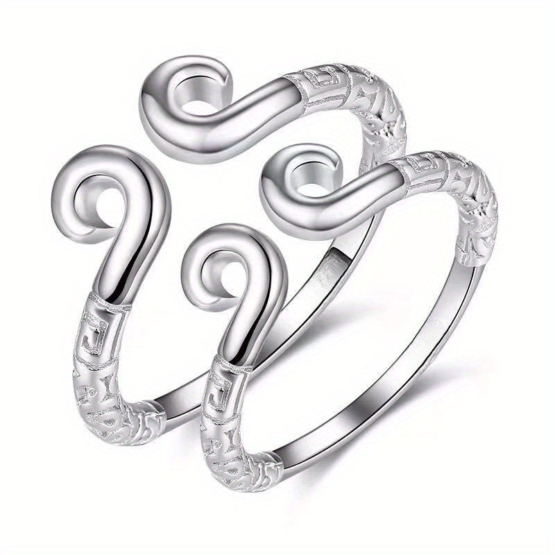 Gothic Hip-Hop Couple Rings Zinc Alloy for Men and Women Stylish Jewelry