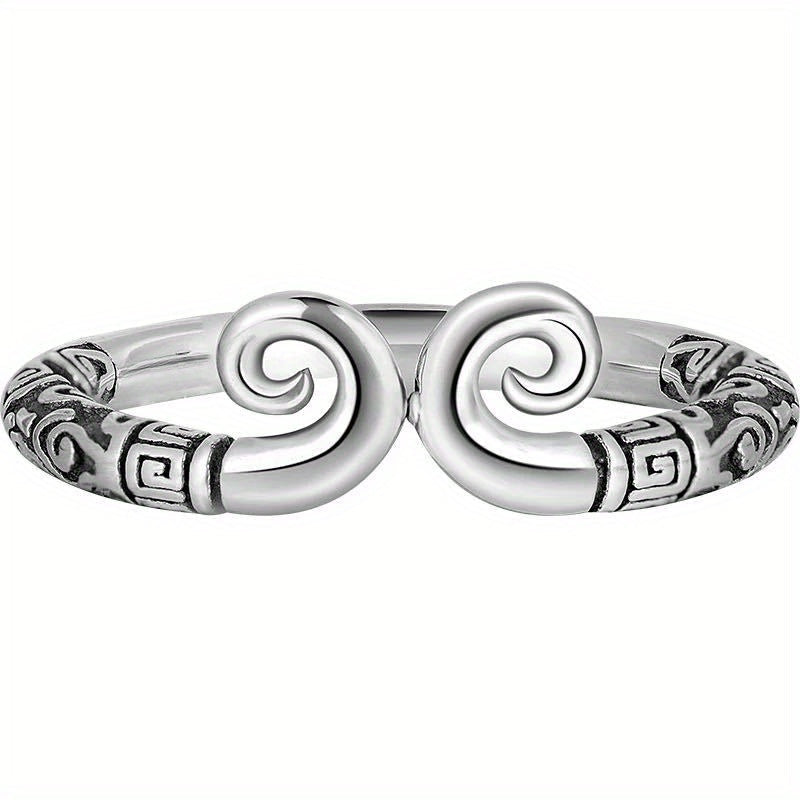 Gothic Hip-Hop Couple Rings Zinc Alloy for Men and Women Stylish Jewelry