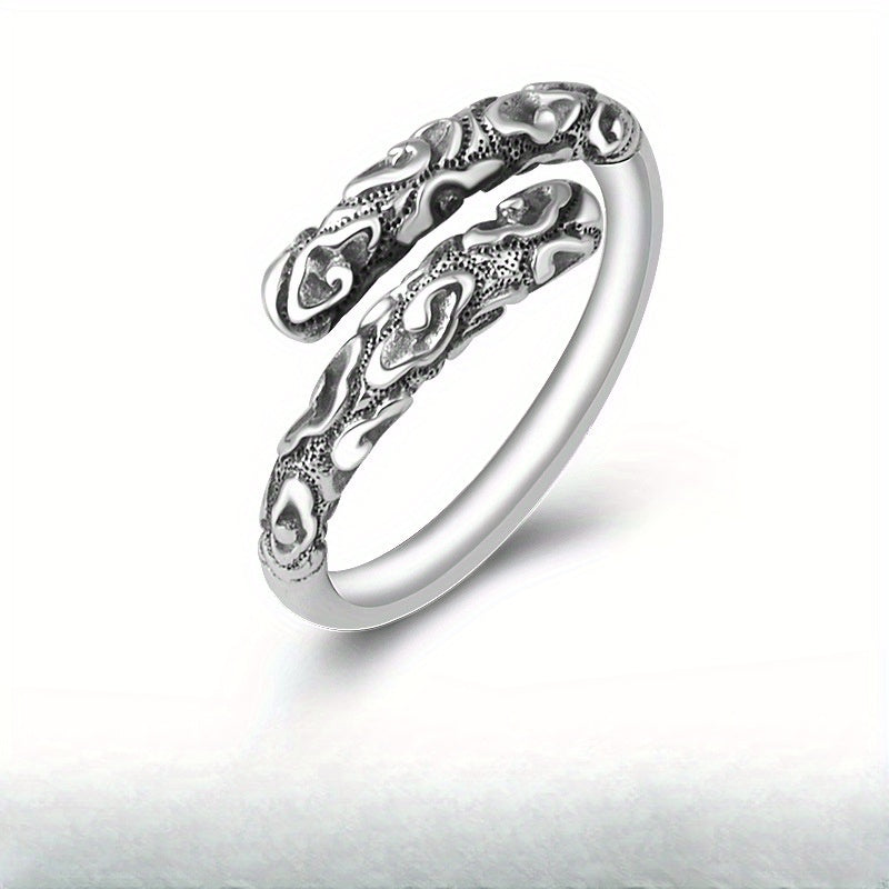 Gothic Hip-Hop Couple Rings Zinc Alloy for Men and Women Stylish Jewelry