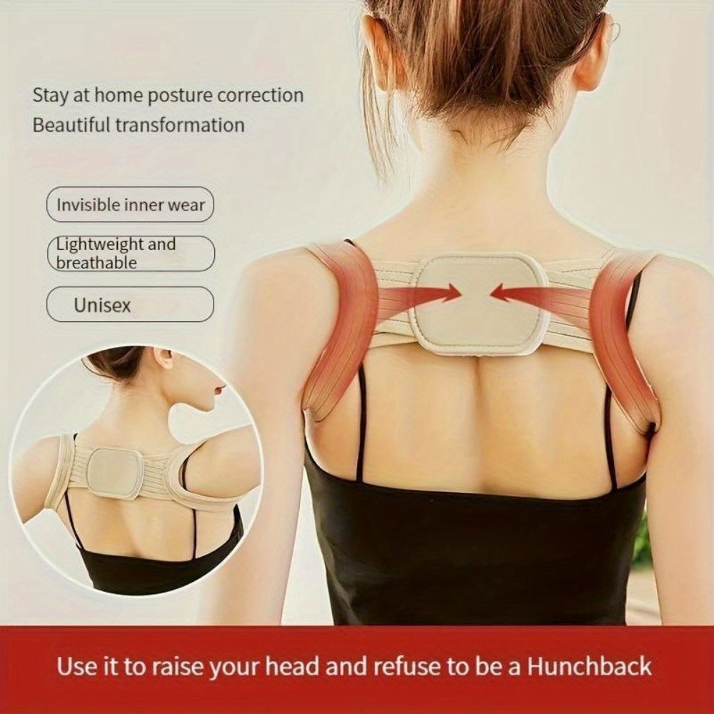 Adjustable Posture Correction Strap for Back Support and Pain Relief