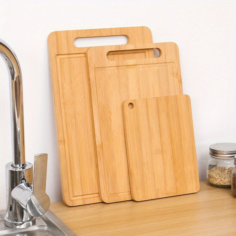 Double-Sided Bamboo Chopping Boards Mold-Proof Vertical Kitchen Cutting Boards