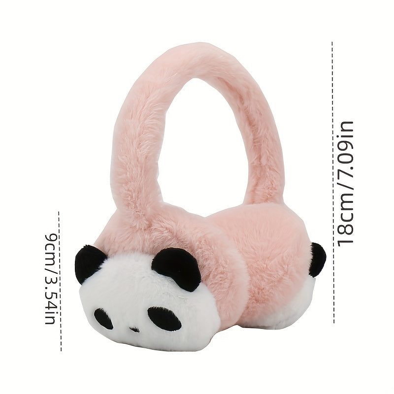 Plush Earmuffs for Women, Cozy Winter Ear Warmers, Machine Washable