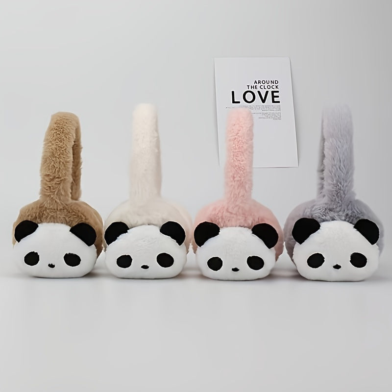 Plush Earmuffs for Women, Cozy Winter Ear Warmers, Machine Washable