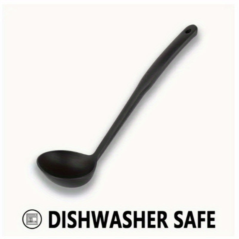 Нейлоновая ложка для супа с антипригарным покрытием и длинной ручкой для супов и соусов