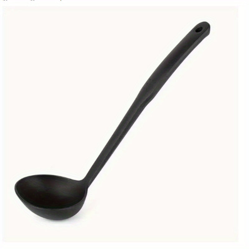 Nylon Soup Ladle with Non-Stick Coating Long Handle for Soups and Sauces