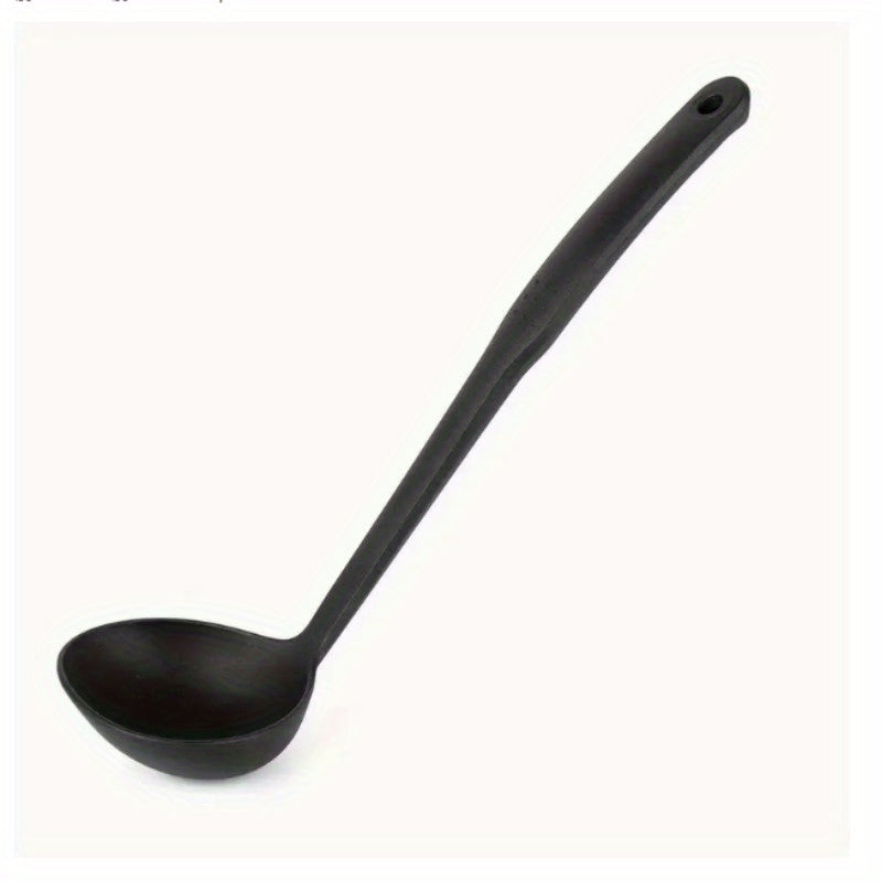 Nylon Soup Ladle with Non-Stick Coating Long Handle for Soups and Sauces