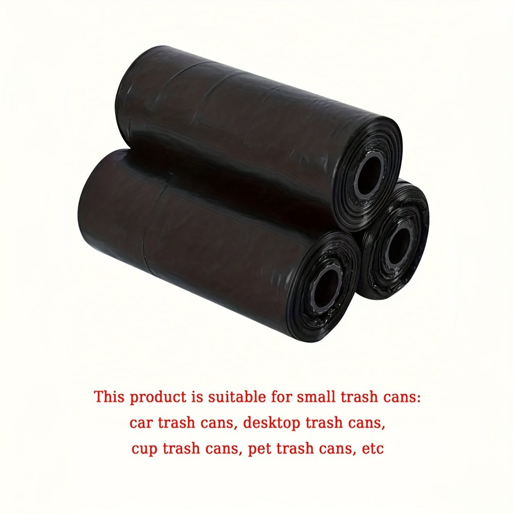 60Pcs Waterproof Thickened PVC Car Trash Bags for Vehicles and Desktop Waste
