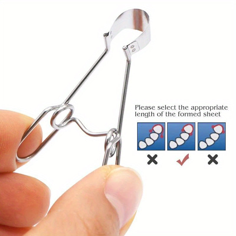 36 Pieces Dental Saddle Contoured Metal Matrices with Spring Clips for Dentistry Lab