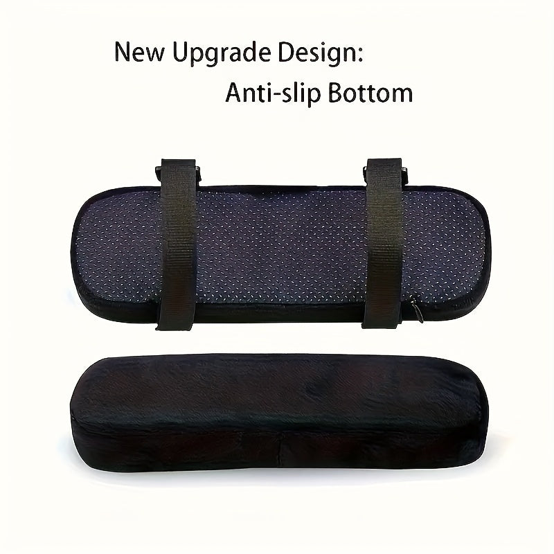 Подушки для подлокотников офисного кресла с съемными полиэстеровыми чехлами для комфорта за столом