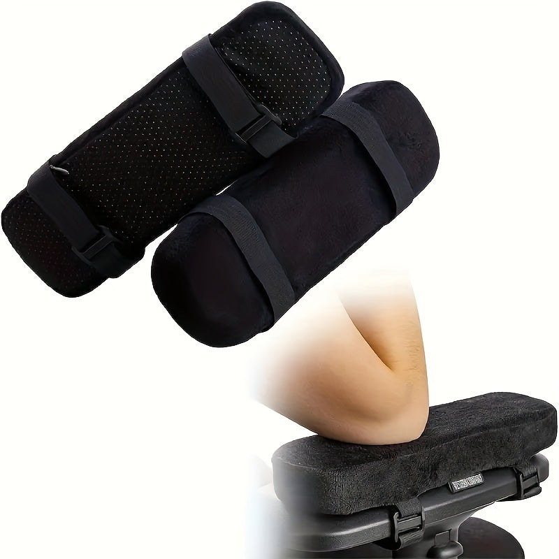 Подушки для подлокотников офисного кресла с съемными полиэстеровыми чехлами для комфорта за столом