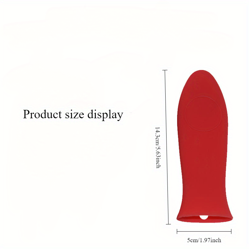 Silicone Insulated Pan Handle Cover Heat-Resistant Grip Sleeve for Hot Pots
