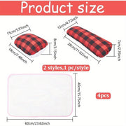 Conjunto de accesorios para planchar con almohadilla para sastre, rodillo para mangas y tapete de prensado para costura y acolchado