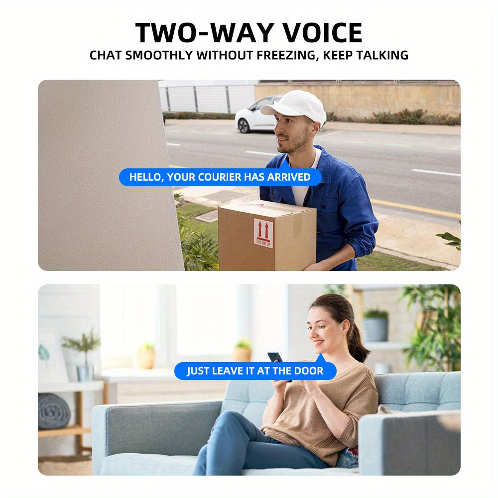 Indoor Security Camera with Night Vision 3MP PTZ WiFi USB Smartphone