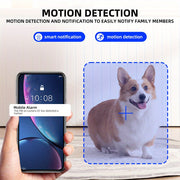 Indoor Security Camera with Night Vision 3MP PTZ WiFi USB Smartphone