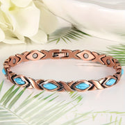 Women’s Copper Magnetic Bracelet Adjustable Boho Jewelry for Everyday and Special Occasions