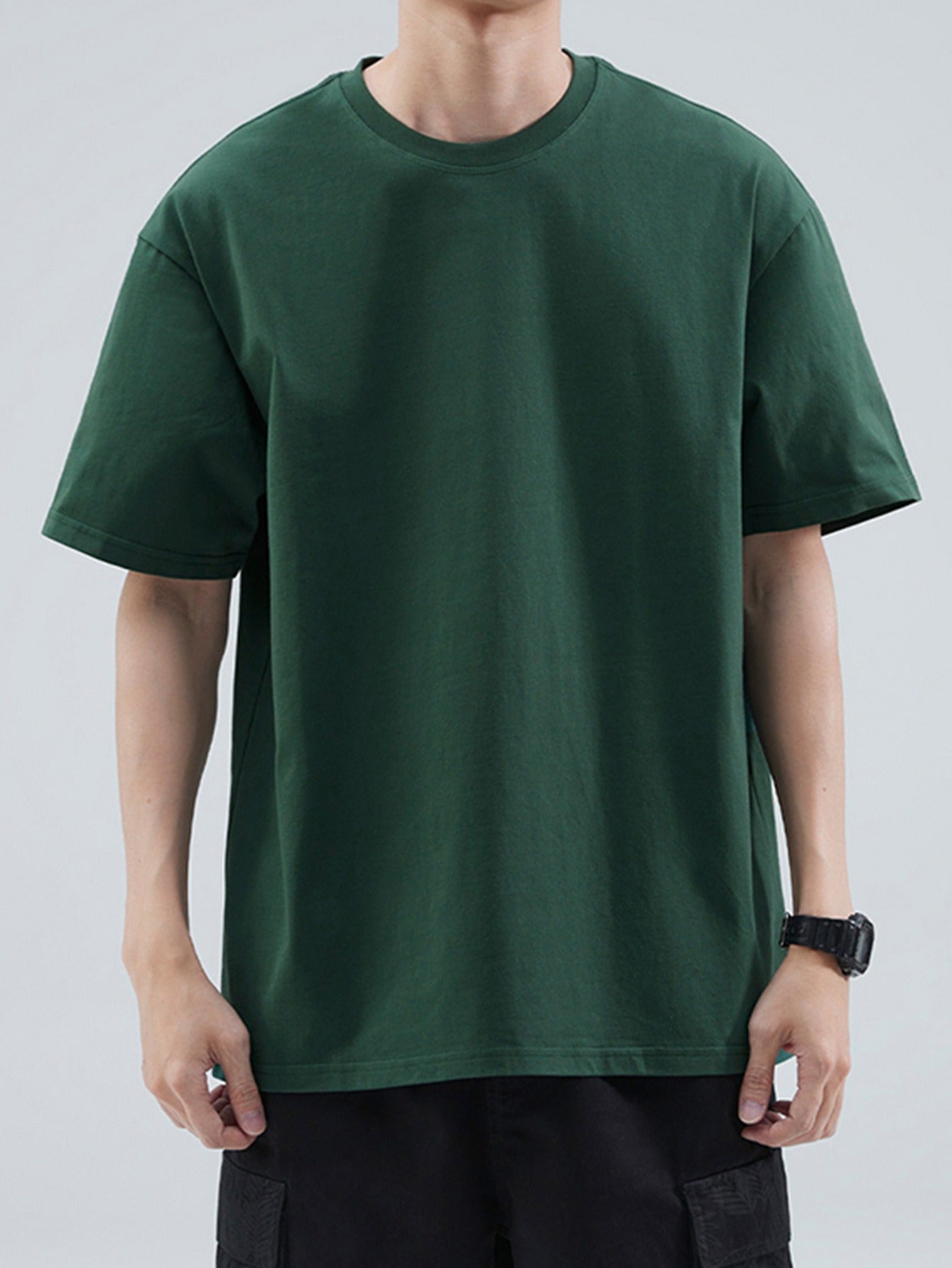 Men's Cotton Short Sleeve T-Shirts Pack Casual Summer Outdoor Wear