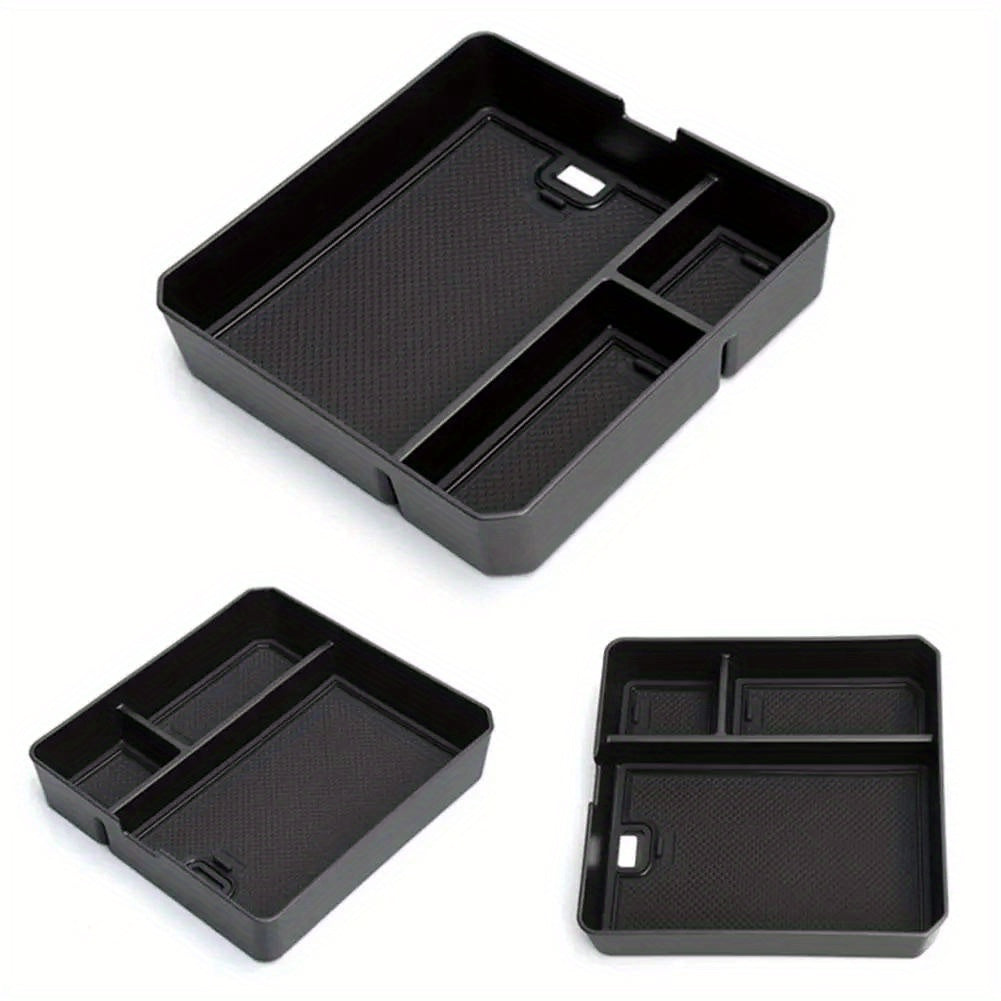 Ящик для хранения в центральной консоли автомобиля для T2 Traveler 2023 2024 2025 бежевая ребристая кожа