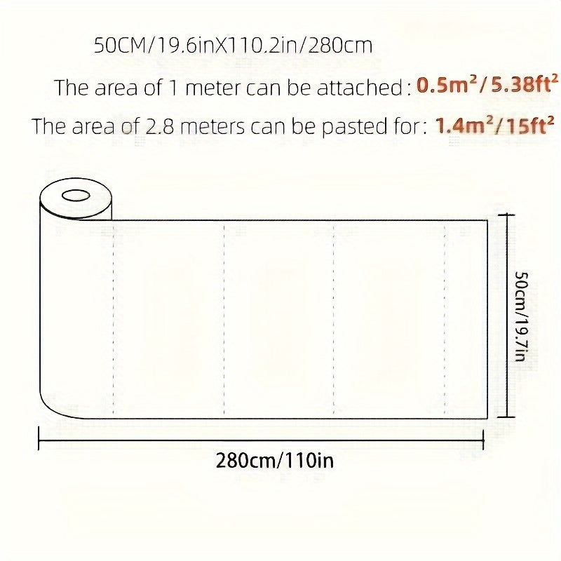 Self-Adhesive Linen Wallpaper 3D Textured Waterproof Washable for Bedroom Wall Renovation 2 Rolls