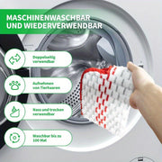 Set of 4 Reusable Microfiber Mop Pads for Spraymax Floor Cleaning