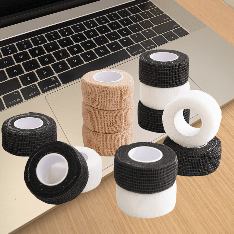 Unisex Elastic Finger Guard Tape Adhesive Cloth Callus Protector 2/6pcs