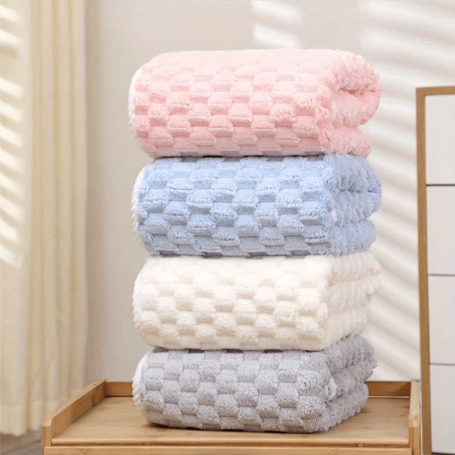Coral Fleece Bath Towels Quick-Dry Absorbent Hotel Home Use