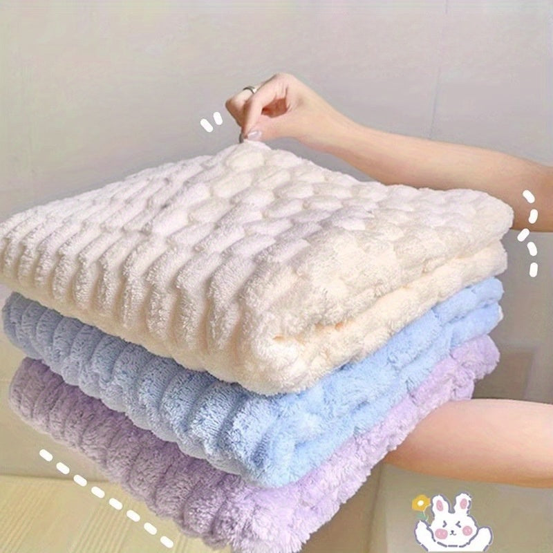 Toallas de baño de felpa coral de secado rápido y absorbentes para hotel y uso doméstico