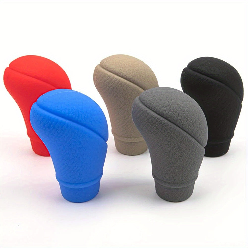 Universal Non-Slip Silicone Gear Shift Knob Cover Car Manual Transmission Protector