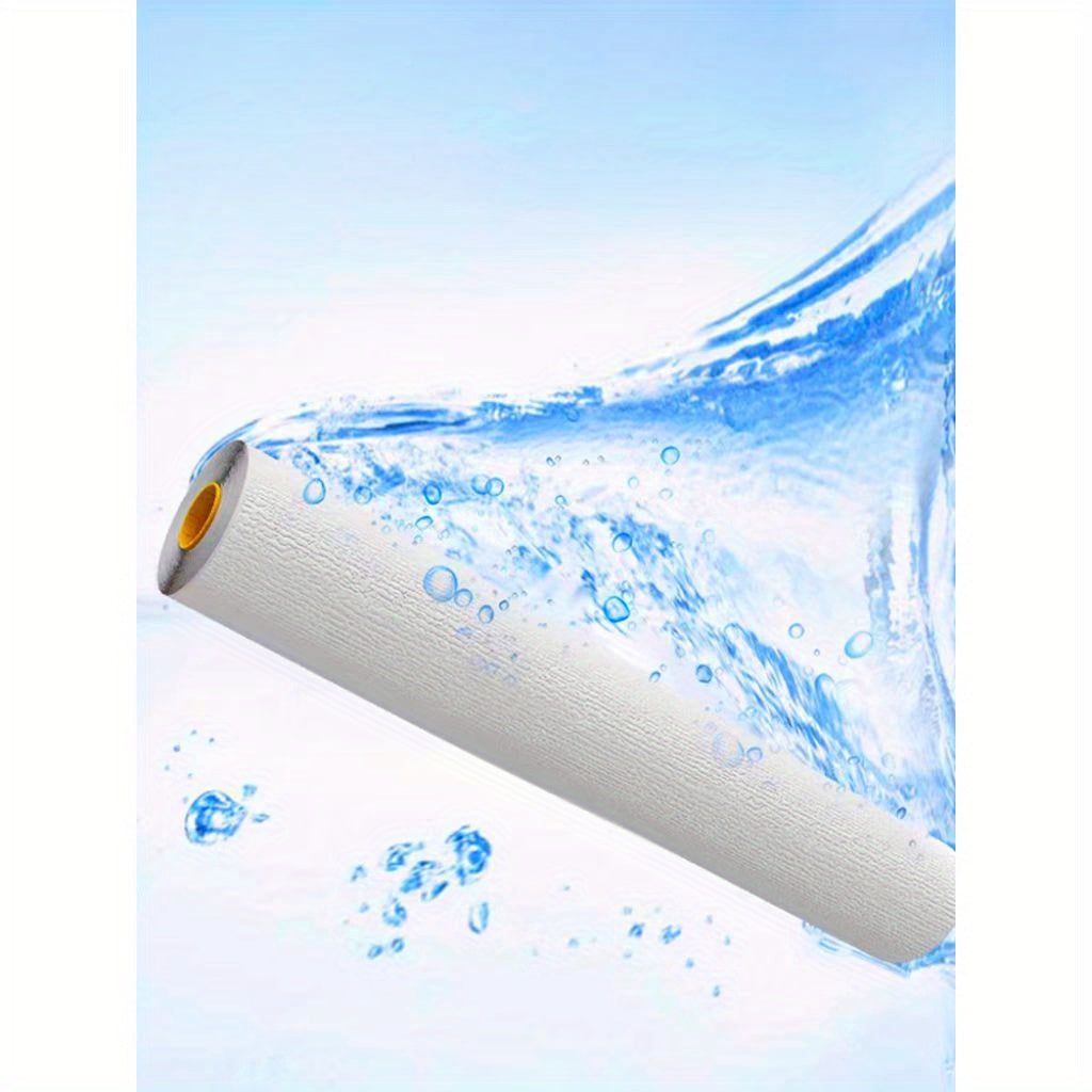 Self-Adhesive Linen Wallpaper 3D Textured Waterproof Washable for Bedroom Wall Renovation 2 Rolls