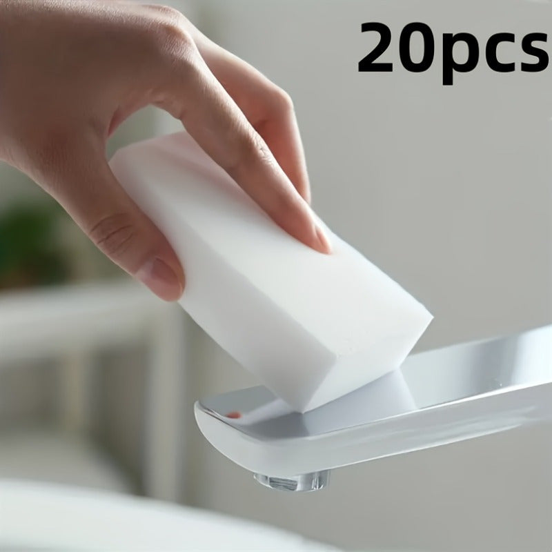 Paquete de 20/50/100 esponjas mágicas de espuma para limpiar en el hogar, cocina, baño, pisos y paredes