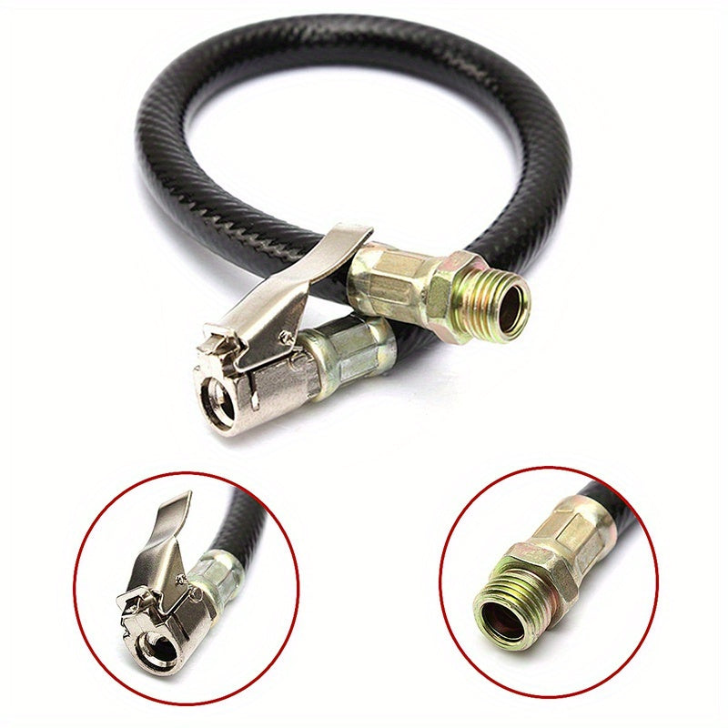 Inflator Hose with Quick Connect for Air Compressor, Durable, Flexible