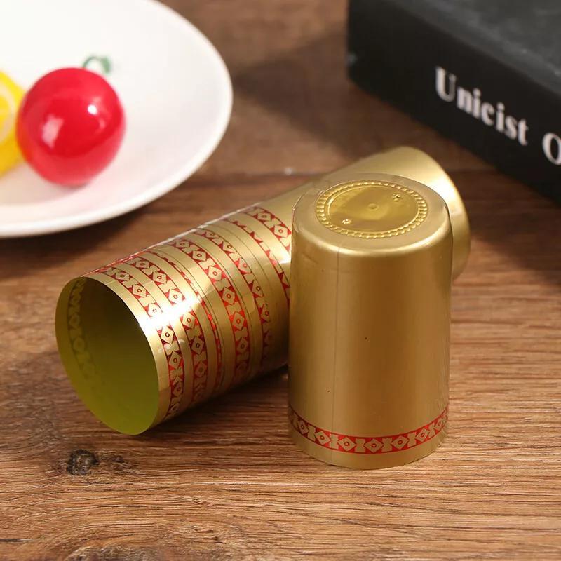 Premium PVC Wine Bottle Caps Heat Shrink Seal Covers for Bar Restaurant