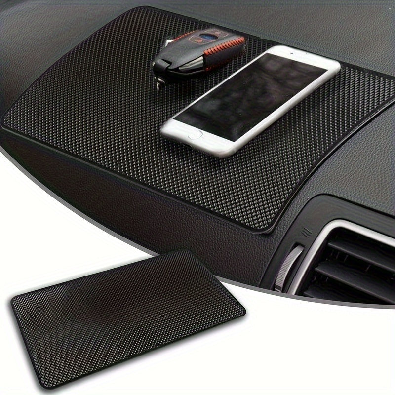 Avtomobil paneli uchun yopishqoqsiz mat, telefon tutgichi, kalit zanjir, ko'zoynaklar saqlash