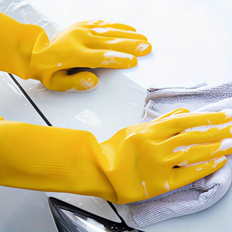 Guantes de limpieza de silicona multiusos impermeables, duraderos, libres de látex, para cocina, lavandería y lavado de autos