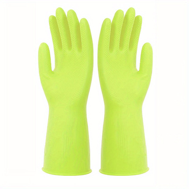 Guantes de limpieza de silicona multiusos impermeables, duraderos, libres de látex, para cocina, lavandería y lavado de autos
